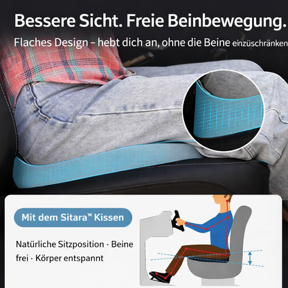 Mivelle Sitara™ – Ergonomisches Sitzkissen für spürbare Rückenentlastung