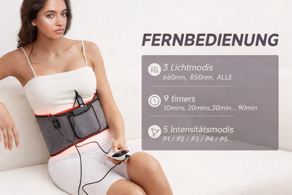 Mivelle Lumora™ – Innovativer Rotlicht-Gürtel für spürbare Muskelentspannung